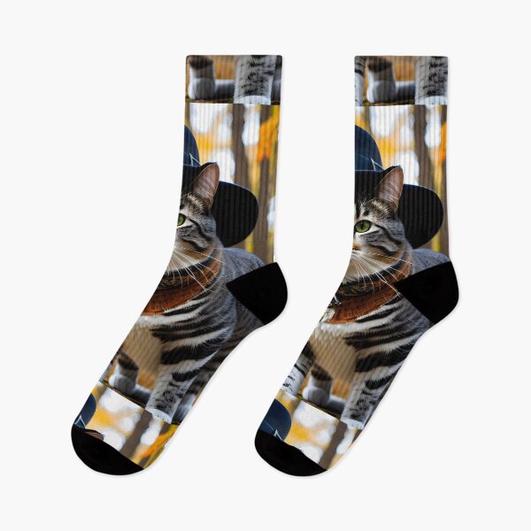 Item preview, Cat in a Hat - Modern Digital Art designed and sold by Ai-michiart.