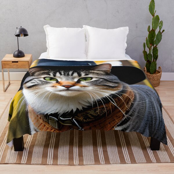 Item preview, Cat in a Hat - Modern Digital Art designed and sold by Ai-michiart.