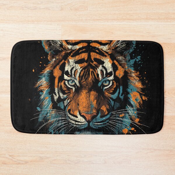 Item preview, A Siberian Tiger - Street Art Vintage Distressed Wildlife designed and sold by GVRDesign.