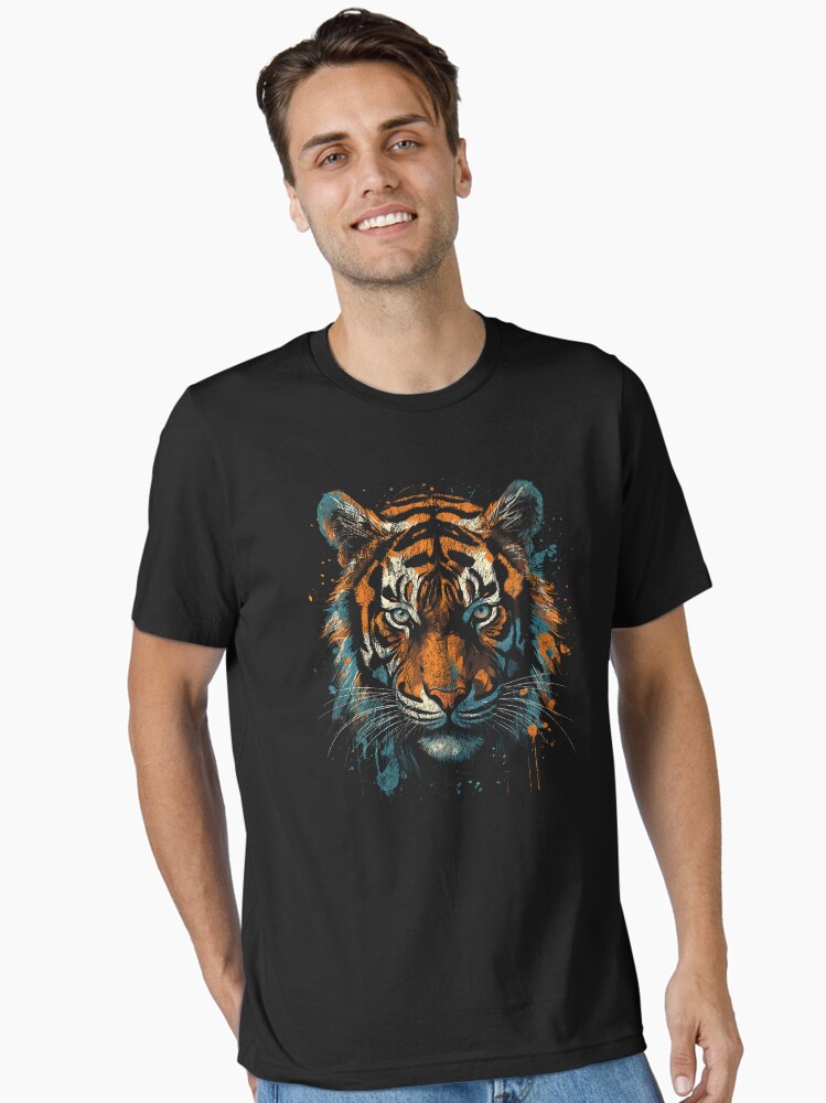 A Siberian Tiger - Street Art Vintage Distressed Wildlife A Siberian Tiger - Street Art Vintage Distressed Wildlife