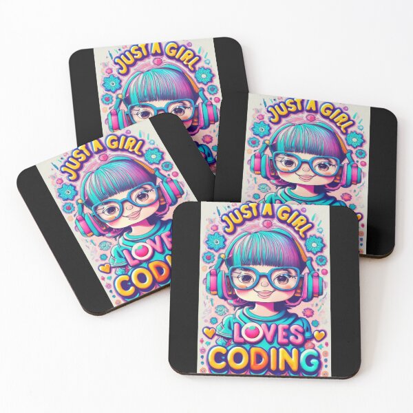Item preview, Just a girl who loves coding designed and sold by asbno19.