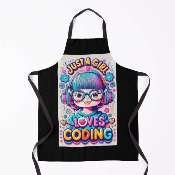 Item preview, Just a girl who loves coding designed and sold by asbno19.