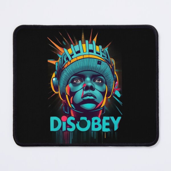 Item preview, abstract colorful child face with disobedience designed and sold by ArtFeverShop.