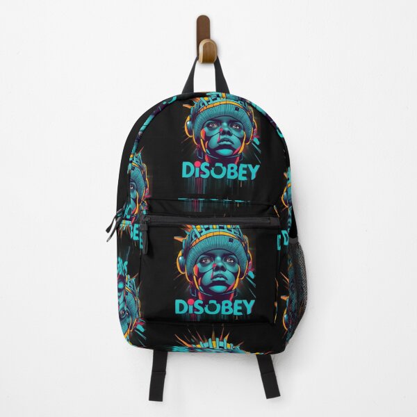 Item preview, abstract colorful child face with disobedience designed and sold by ArtFeverShop.