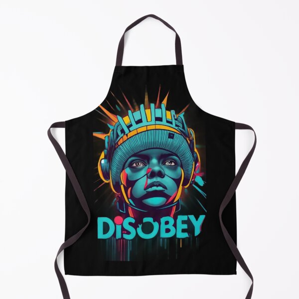 Item preview, abstract colorful child face with disobedience designed and sold by ArtFeverShop.
