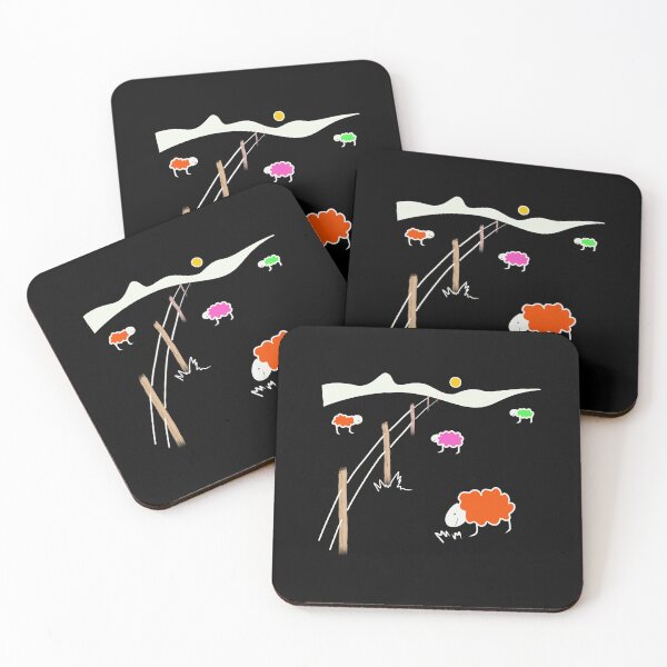 Item preview, Sheep ewe in field Wales Cymru colour designed and sold by SoulTrekking.