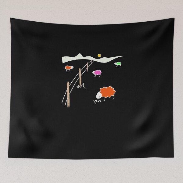 Item preview, Sheep ewe in field Wales Cymru colour  designed and sold by SoulTrekking.