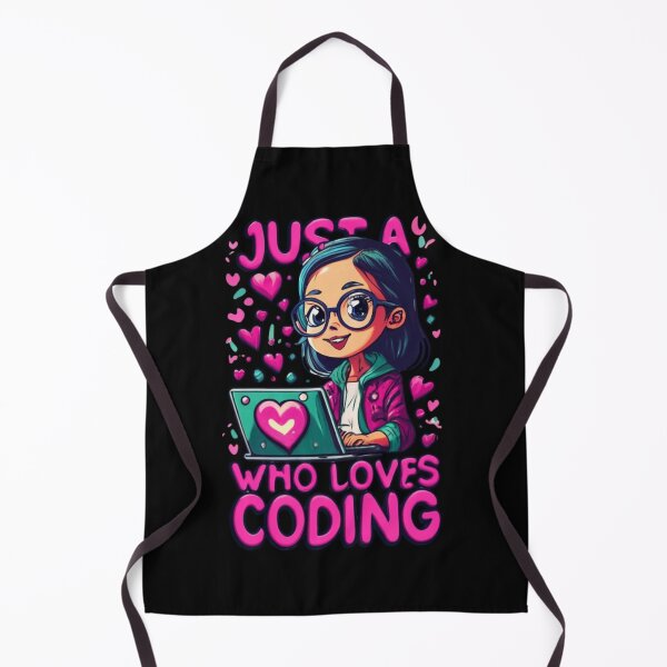 Item preview, Just a girl who loves coding designed and sold by asbno19.