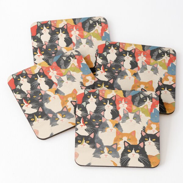 Item preview, Colorful Cats designed and sold by Meowski & Co..