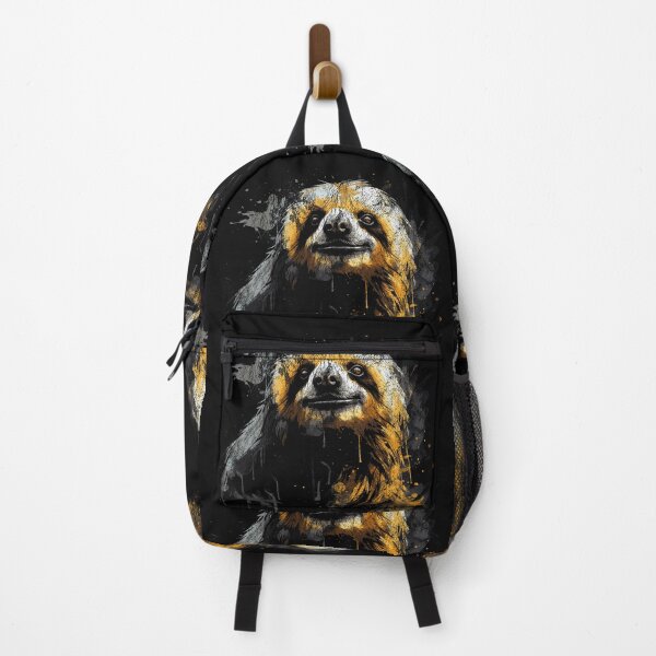 Item preview, A Yellow Sloth - Street Art Vintage Distressed Wildlife designed and sold by GVRDesign.