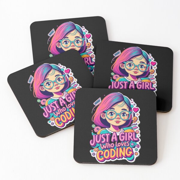 Item preview, Just a girl who loves coding designed and sold by asbno19.