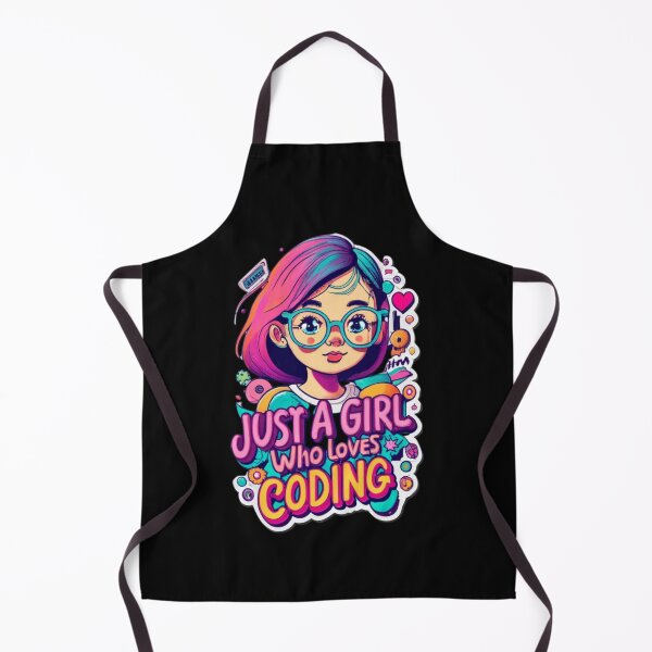 Item preview, Just a girl who loves coding designed and sold by asbno19.