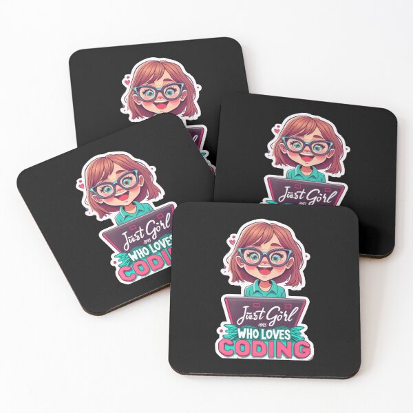 Item preview, Just a girl who loves coding designed and sold by asbno19.