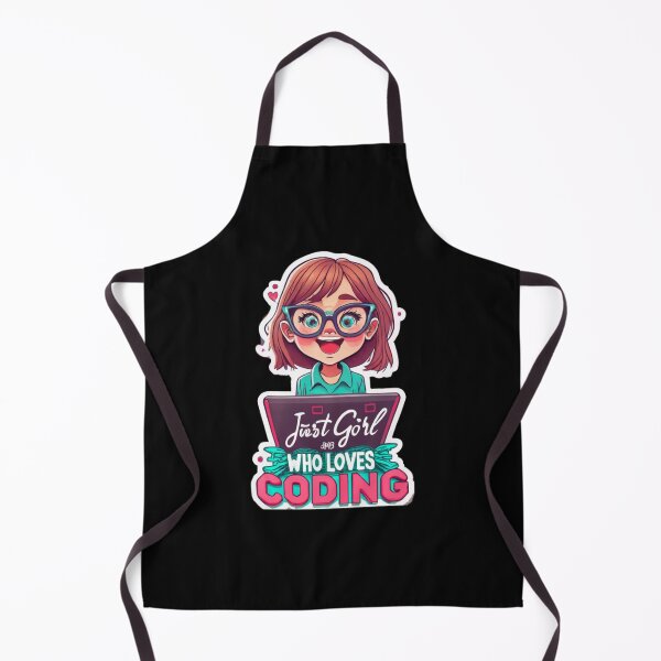 Item preview, Just a girl who loves coding designed and sold by asbno19.