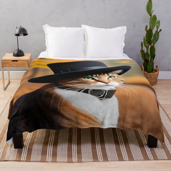 Item preview, Cat in a Hat - Modern Digital Art designed and sold by Ai-michiart.