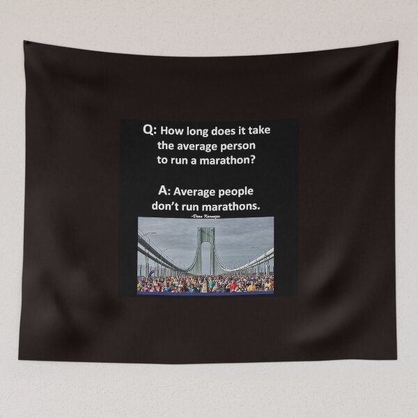 Item preview, How long does it take the average person to run a marathon? designed and sold by michael6076.