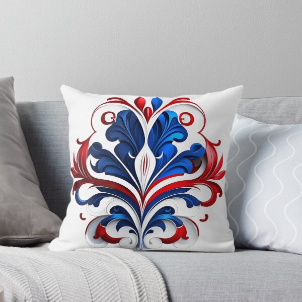 Item preview, Elegant Red, White & Blue Flourish designed and sold by BrandBespoke.
