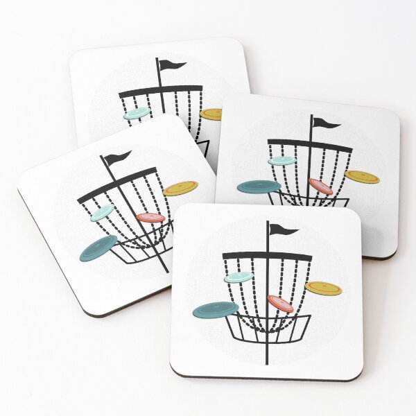 Item preview, Disc Golf Baskets - Black and White designed and sold by AmeeMax.