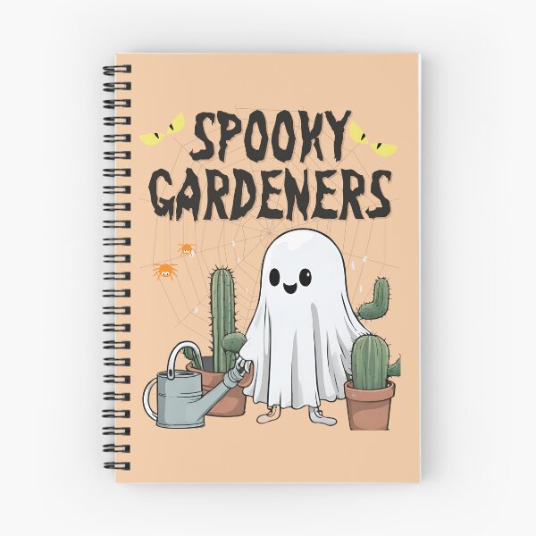 Item preview, Spooky Gardener Ghost with cactus  designed and sold by Mariana Piana.