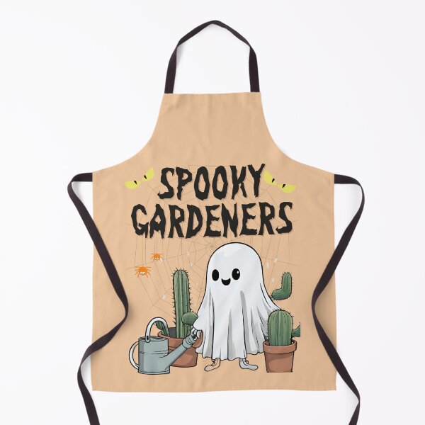 Item preview, Spooky Gardener Ghost with cactus designed and sold by Mariana Piana.