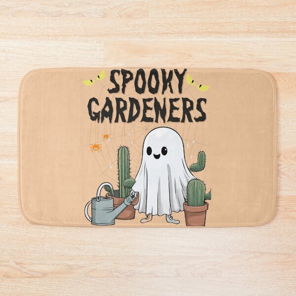 Item preview, Spooky Gardener Ghost with cactus  designed and sold by Mariana Piana.