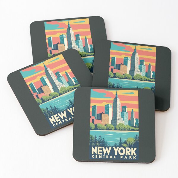 Item preview, A Vintage Travel Art of New York - US designed and sold by GoodOldVintage.