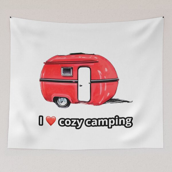 Item preview, I ❤️ cozy camping designed and sold by Tucker Buddies.