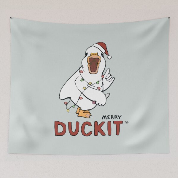 Item preview, Merry Duckit -  Festive Duck Christmas designed and sold by ViewerEqualsPhoton.