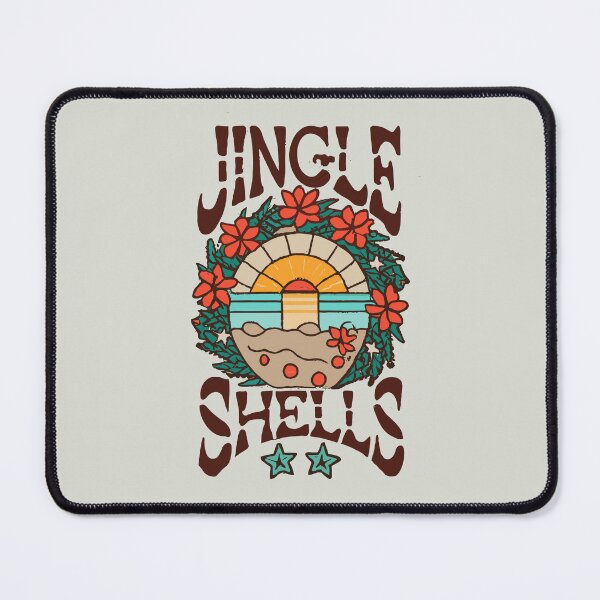 Item preview, Jingle Shells Cute Beach Sunset Christmas Pun - Winter Holidays Funny Beach Pun designed and sold by CoffeeJoeMugs.