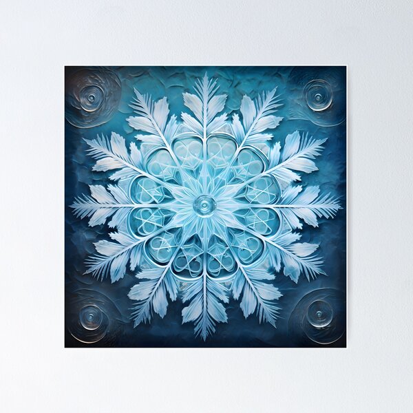 Item preview, Ice Mandala #4 designed and sold by GammarayPrints.