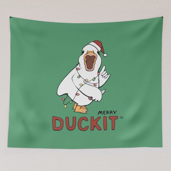 Item preview, Merry Duckit -  Festive Duck Christmas designed and sold by ViewerEqualsPhoton.