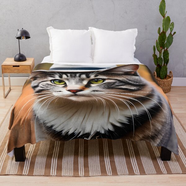 Item preview, Cat in a Hat - Modern Digital Art designed and sold by Ai-michiart.