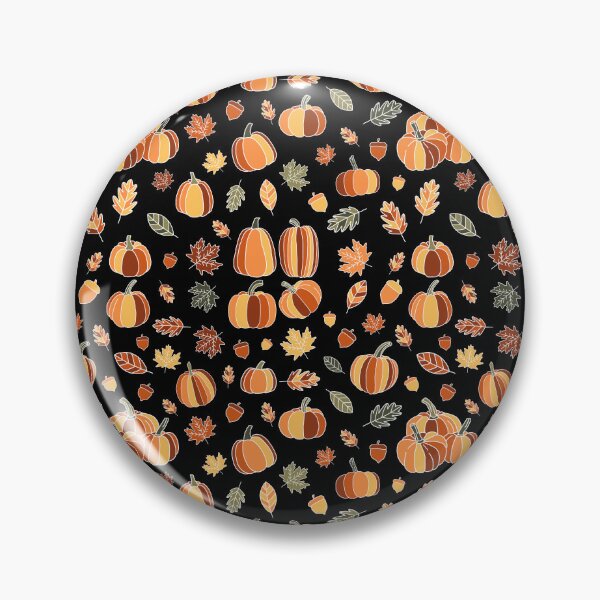Item preview, Pumpkins and leafs pattern designed and sold by Ana Gorozpe.