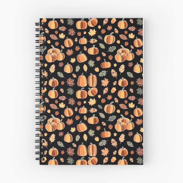 Item preview, Pumpkins and leafs pattern designed and sold by Ana Gorozpe.