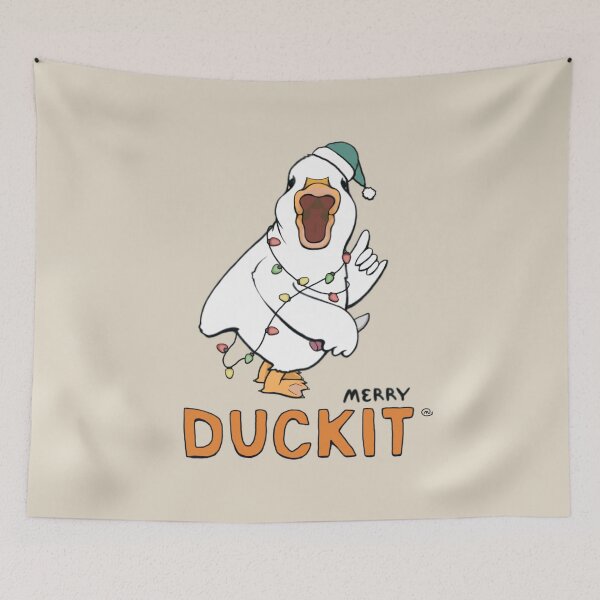 Item preview, Merry Duckit -  Festive Duck Christmas designed and sold by ViewerEqualsPhoton.