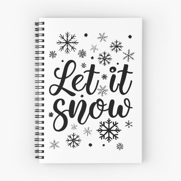 Item preview, Let It Snow Winter Quote with Snowflakes - Cute Classic Winter Quotes designed and sold by CoffeeJoeMugs.