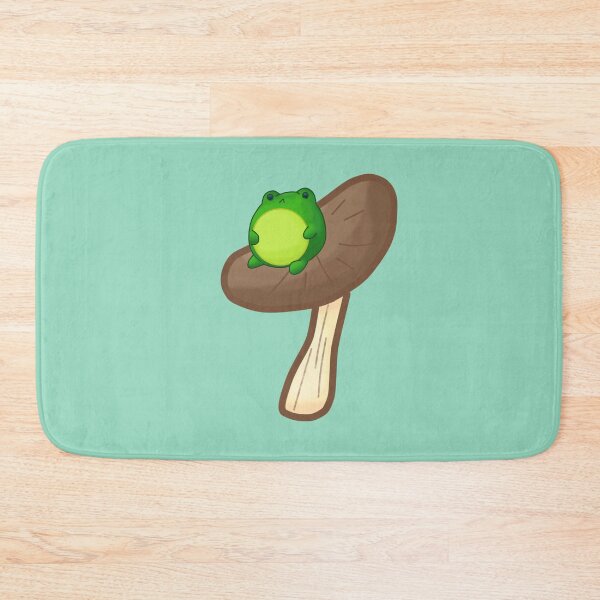 Item preview, Frog On Brown Mushroom designed and sold by Cutsiecottage.