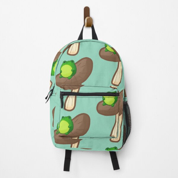 Item preview, Frog On Brown Mushroom designed and sold by Cutsiecottage.