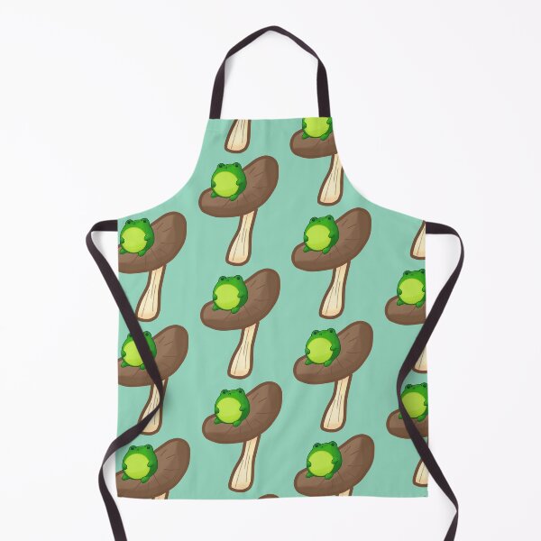 Item preview, Frog On Brown Mushroom designed and sold by Cutsiecottage.