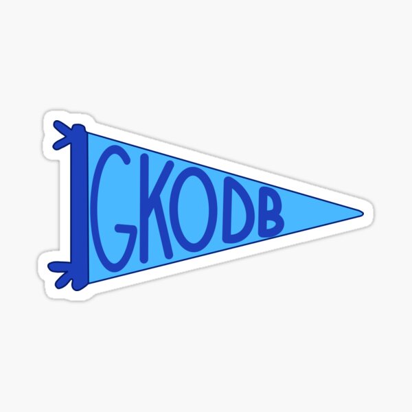 Item preview, G K O D B ! spirit pennant  designed and sold by abbywalk.