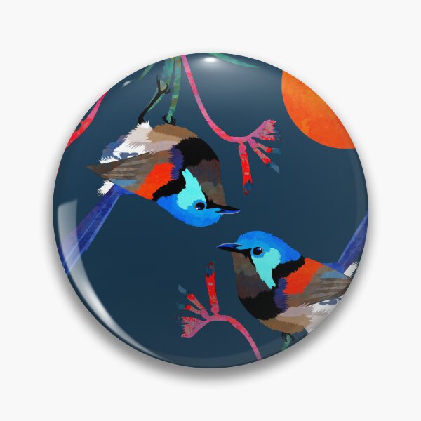 Item preview, 2 Variegated Fairy Wrens. designed and sold by Graham Colton.