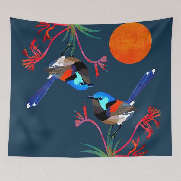 Item preview, 2 Variegated Fairy Wrens. designed and sold by Graham Colton.