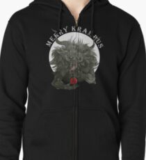 Sudadera con capucha y cremallera Merry Krampus