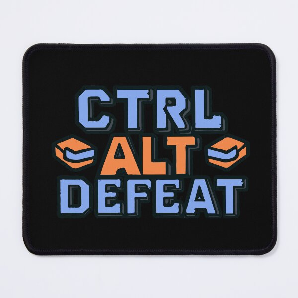 Item preview, "CRTL+ALT+DEFEAT" Funny Video Game Pun - Video Game Gamer Quotes and Puns designed and sold by CoffeeJoeMugs.