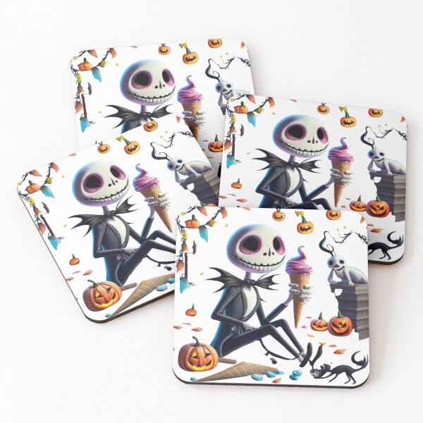 Item preview, Halloween skull with ice cream designed and sold by defabula.