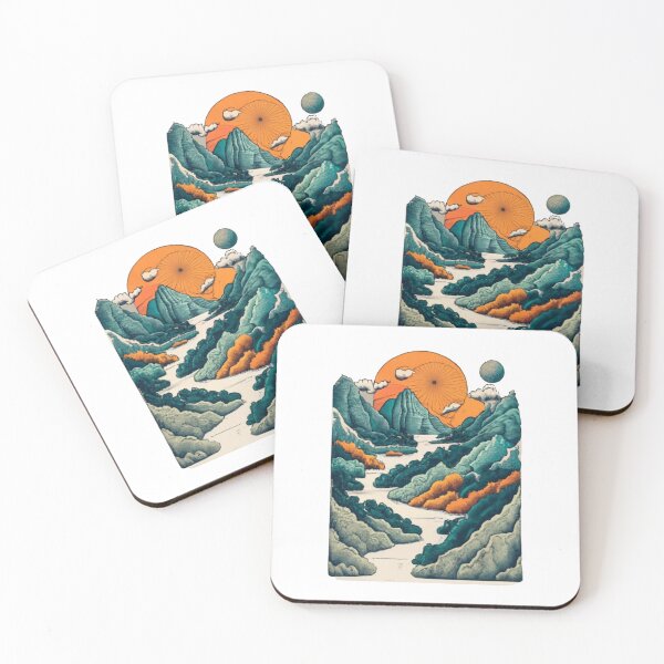 Item preview, painting of moutains designed and sold by Majkel & Majkel.