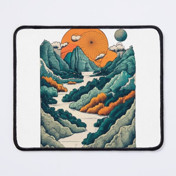 Item preview, painting of moutains designed and sold by Majkel & Majkel.
