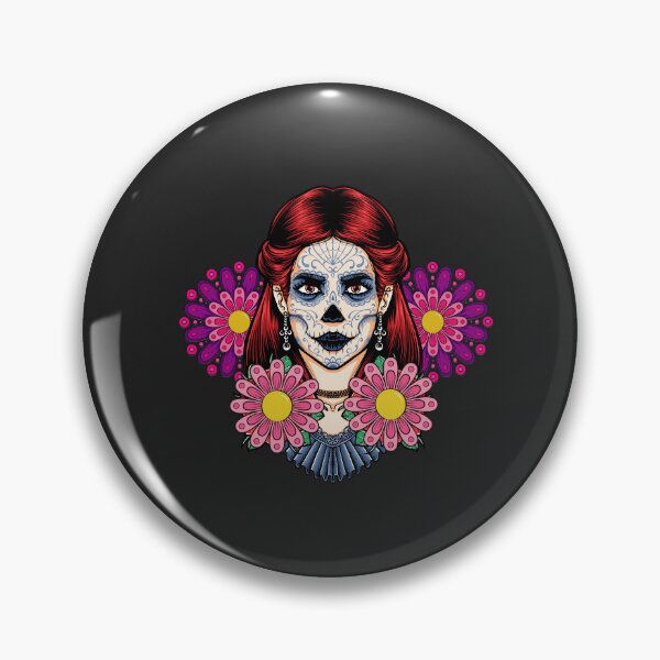 Item preview, Muertos De Dia De Los Muertos,la jefa del jefe,THEY CALL ME EL JEFE, Sugar Skull Day of the Dead designed and sold by benaouichShop.