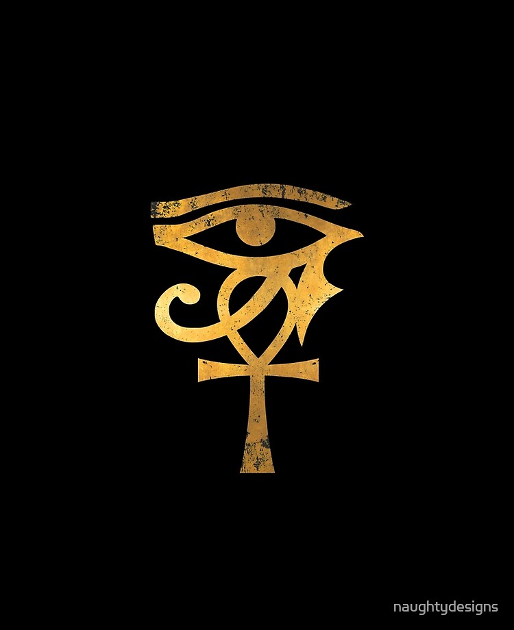 Egyptian Eye Of Horus Ankh Egypt Shirt Archaeologist Gold Ipad