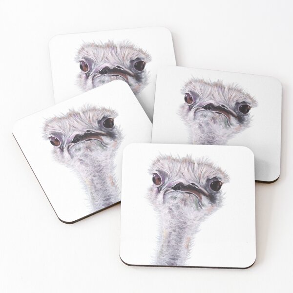 Item preview, Baby Ostrich - Cute Painting of Ostrich designed and sold by Krusty.